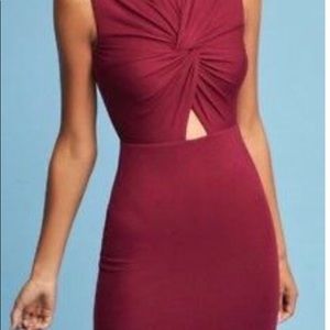 Anthropologie NWT Knotted Cutout Dress Bailey 44